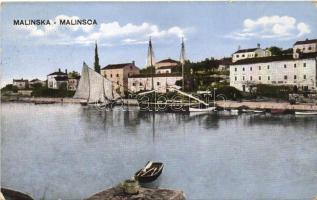 Malinska, Malinsca; kikötő, vitorláshajó / port, sailing ship (EB)