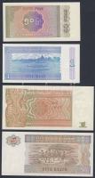 Myanmar 1990. 1K + 1991-98. 50P-1000K teljes sor T:I