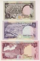 Kuwait 1968. 1/4D-20D 6db bankjegy, teljes sor T:I