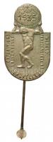 Belgium 1935. Brüsszeli Nemzetközi Kiállítás ezüstözött fém jelvény (29x18mm) T:2 Belgium 1935. Brussels International Exposition silver-plated metal badge (29x18mm) C:XF