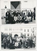 1981 8 db csoportfotó egy kirándulásról a Fekete-tenger keleti partján, Novorosszijszk-Szuhumi-Batum...