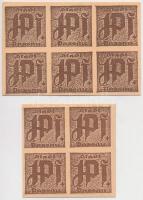 Németország / Weimari Köztársaság / Passau ~1920. 1Pf (10x) a világ legkisebb papírpénzei T:I
Germa...