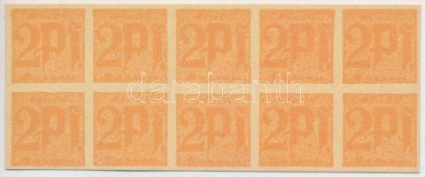 Németország / Weimari Köztársaság / Passau ~1920. 2Pf (10x) a világ legkisebb papírpénzei T:I
Germa...