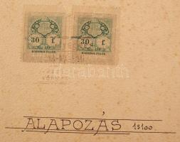 1903 A szarvasi Artézi Gőz-, Kád- és Uszoda Fürdő tervrajzai, 4 db, 40x48 és 48x59 cm VÉDETT!