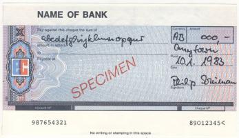 Euroscheck "Specimen" T:I