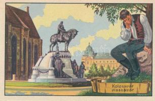 'Erdély Örök Egyetlen Miénk!' - 14 lapos irredenta képeslapfüzet, erdélyi városok grafikái...