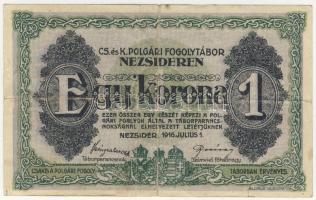 Nezsider/hadifogolytábor 1916. 1K T:III