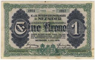 Nezsider/hadifogolytábor 1916. 1K T:III
