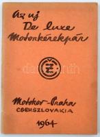 Az új CZ De luxe motorkerékpár. Kezelési és karbantartási utasítás. 83 p. Prága, 1963, Motokov. Kiadói papírkötésben.