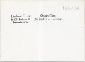 Budapest, Villamosremíz, Linzbauer Tamás felvétele, pecséttel jelzett fotó, 10x15 cm