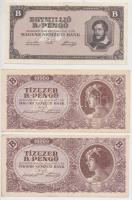 1946. 10.000BP (4x) + 1.000.000BP (2x) T:I-,II,II-,III