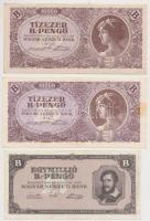 1946. 10.000BP (4x) + 1.000.000BP (2x) T:I-,II,II-,III