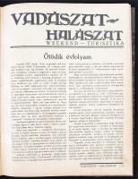 1937 Vadászat-Halászat, Weekend-Turisztika V. évfolyam számai egybekötve, 30x23cm