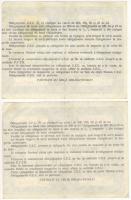 Románia 1950-es évek 4db kötvény