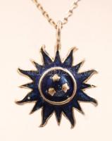 Ezüst nyaklánc medállal, Ag., bruttó: 6,3gr., jelzett, 42cm /Silver necklace with pendant, Ag, Br. :...