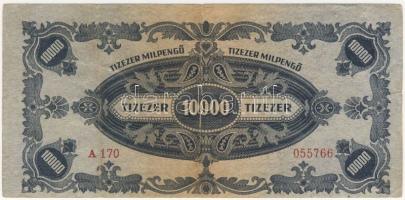 1946. 10.000MilP mindkét oldalon extrém lefelé csúszott nyomat! T:II