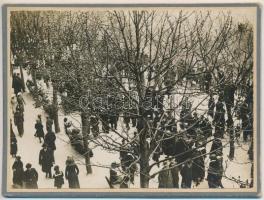 1915 Budapest XIV. Városliget, Gyenes Zoltán, fénykép kartonra ragasztva / photo, glued on cardboard (non PC)