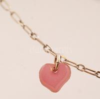 Ezüst nyaklánc medállal, Ag., bruttó: 2,3gr., jelzett, 34cm /Silver necklace with pendant, Ag, Br. :...