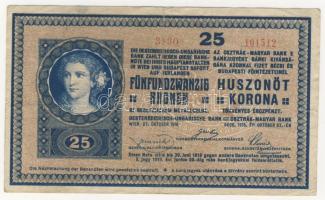 1918. 25K "3000" feletti sorozatszám T:III