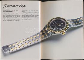 cca 1968 Német nyelvű Omega karóra katalógus. Számos színes képpel