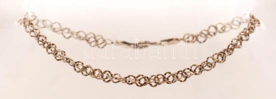 Ezüst karlánc, Ag., nettó: 2,4gr., jelzett, 17cm /Silver bracelet, Ag, net. 2,4gr, marked, 17cm