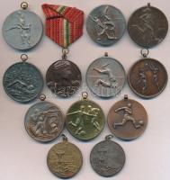 12db vegyes szocialista sportérem T:2,2-