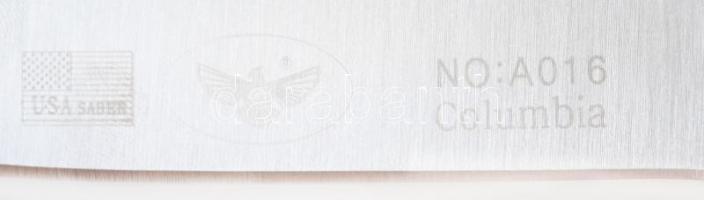 Columbia vadászkés, jelzett (NO:A016), újszerű állapotban, h:26 cm (hüvely nélkül)