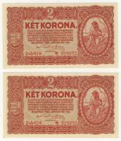 1920. 2K "*"-gal 2x2db egymásutáni sorszámokkal T:I