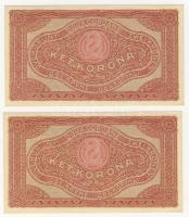 1920. 2K "*"-gal 2x2db egymásutáni sorszámokkal T:I