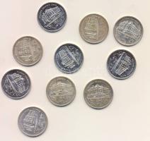 1992. 200Ft Ag "MNB" (10x) + 1993. 200Ft Ag "MNB" (4x) + 1994. 200Ft Ag "Deák" (15x) összesen 29db T:BU,exBU