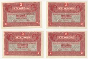 1917. 2K (12x) párok vagy több darab egymásutáni sorszámokkal T:II+ Csak egyszer hajtva!