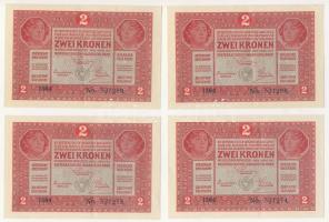 1917. 2K (12x) párok vagy több darab egymásutáni sorszámokkal T:II+ Csak egyszer hajtva!