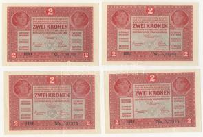 1917. 2K (12x) párok vagy több darab egymásutáni sorszámokkal T:II+ Csak egyszer hajtva!