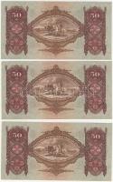 1932. 50P (13x) csak egymásutáni sorszámokkal T:I