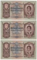 1932. 50P (13x) csak egymásutáni sorszámokkal T:I