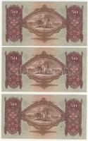 1932. 50P (13x) csak egymásutáni sorszámokkal T:I