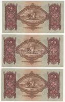 1932. 50P (13x) csak egymásutáni sorszámokkal T:I