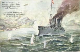 A Lovcen bombázása osztrák-magyar hadihajók és aeroplánokról .Die Beschiessung des Lovcen durch österreichische Kriegsschiffeund Aeroplane/ K.u.K. navy, battle at at Kiautschou Bay; B.K.W.I. 259-66 s: Heumesser