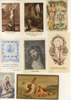 1900-as évektől 1942-ig 70db szentkép + 2db vallásos tárgyú képeslap + szentképterjesztési nyomtatvá...