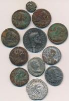 12db-os görög és római replika pénz tétel, közte Hadrianus, Valens T:vegyes 12pcs of various Greek and Roman replica coins, including Hadrian, Valens C:mixed