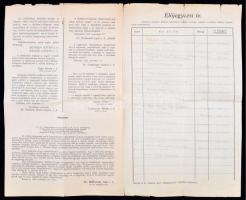 1925 Bp., "Mentsük meg a 300 éves nagyenyedi Bethlen-Kollégiumot" kezdetű felhívás a kollé...