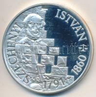 1991. 500Ft Ag "Széchenyi István" dísztokban T:PP enyhe felületi karc, ujjlenyomatos