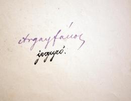 1889 Bp., A Budapesti(Budai) Torna-Egylet levele a nemzeti tornaegylet választmányának, rajta az eln...