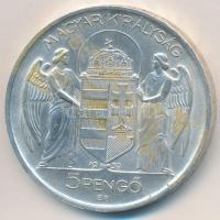 1939. 5P Ag "Horthy balra" T:2 hátlapján fo.
Adamo P8.2