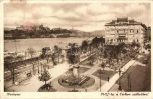 Budapest V. Petőfi tér, Carlton szálloda, automobile (EK)