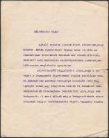 1928 Fabinyi Rudolf (1879-1936) pszichiátriai orvosprofesszor, állami elme- és ideggyógyintézeti igazgató sajátkezű aláírásával ellátott levél. 22,5x17,5 cm.