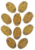 ~1970-1980. "Élenjáró Katona" első osztályú zománcozott fém jelvény (10x) T:2