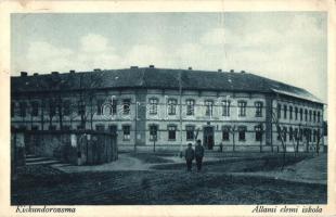 Kiskundorozsma, Állami elemi iskola (ragasztónyom / gluemark)