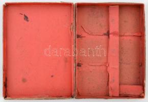 Enigma zsebóra papírdoboz kissé viseltes állapotban, 16x12x2cm