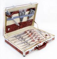 Hofburg késkészlet, ollóval, táskában, használatlan, újszerű állapotban